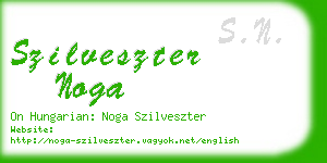 szilveszter noga business card